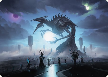 Blue Sun's Zenith Art Card [Phyrexia: All Will Be One Art Series] | Jomio and Rueliete's Cards and Comics
