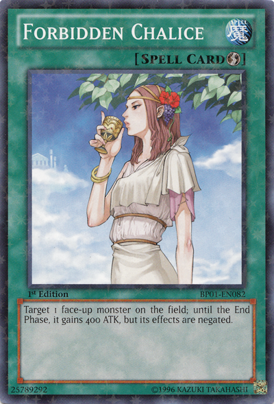Forbidden Chalice [BP01-EN082] Starfoil Rare | Jomio and Rueliete's Cards and Comics