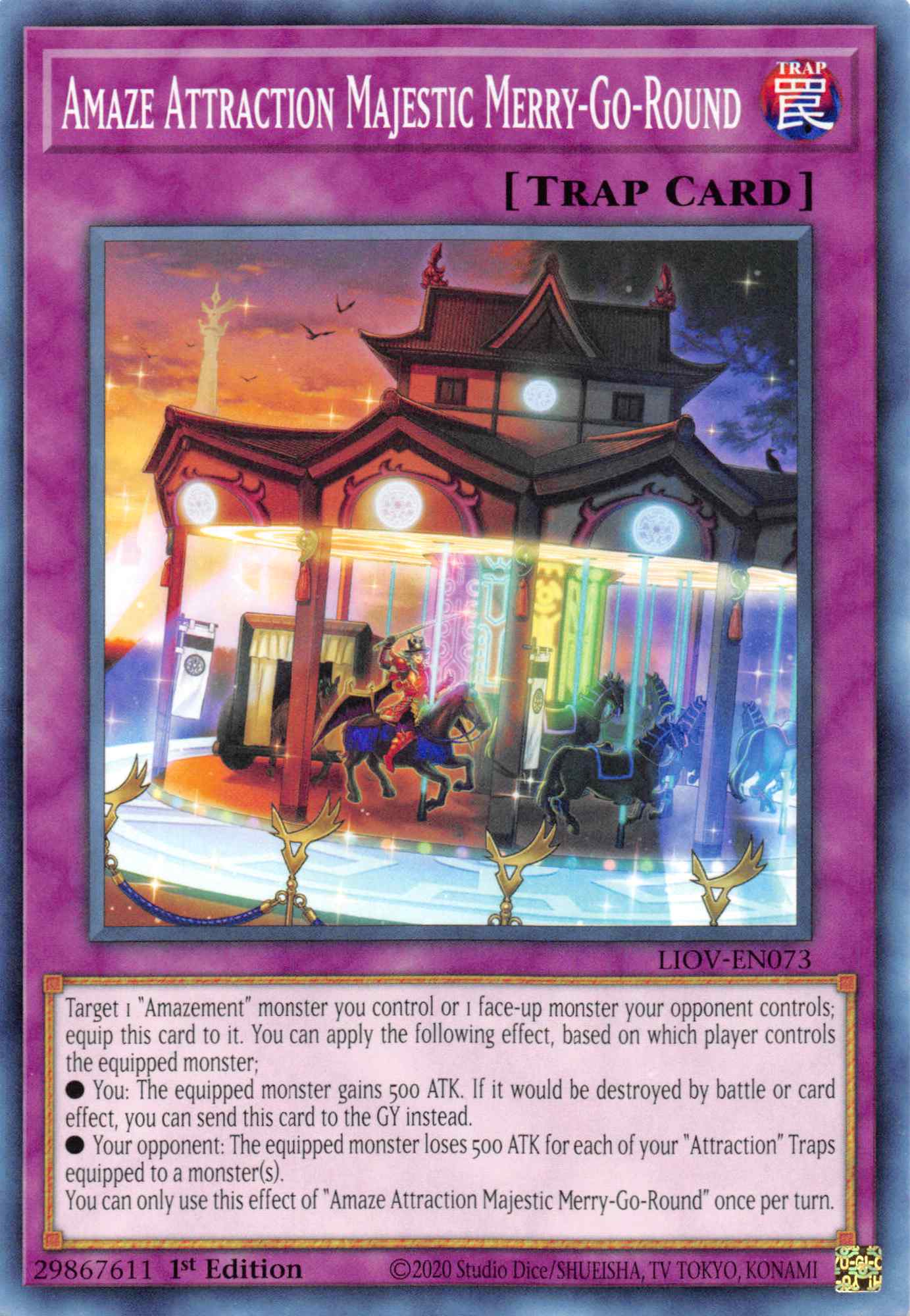 Amaze Attraction Majestic Merry-Go-Round [LIOV-EN073] Common | Jomio and Rueliete's Cards and Comics