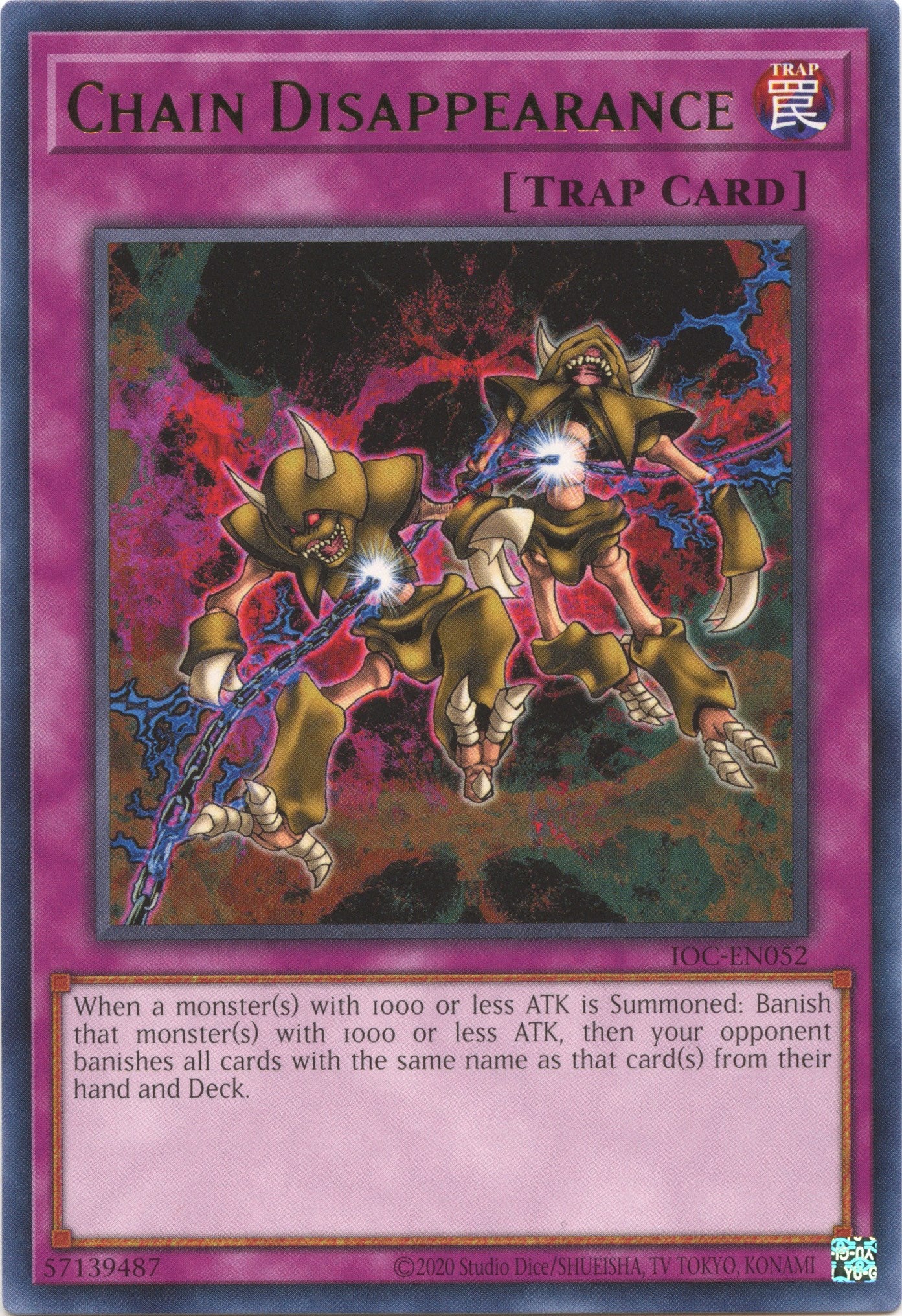 Chain Disappearance (25th Anniversary) [IOC-EN052] Rare | Jomio and Rueliete's Cards and Comics