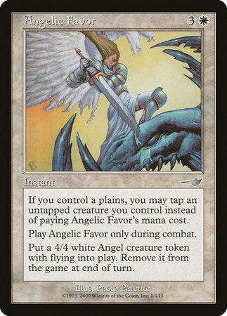 Angelic Favor [Nemesis] | Jomio and Rueliete's Cards and Comics