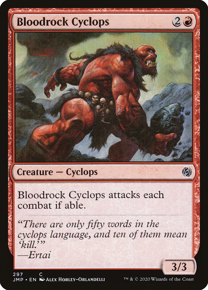 Bloodrock Cyclops [Jumpstart] | Jomio and Rueliete's Cards and Comics