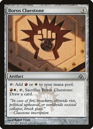 Boros Cluestone [Dragon's Maze] | Jomio and Rueliete's Cards and Comics