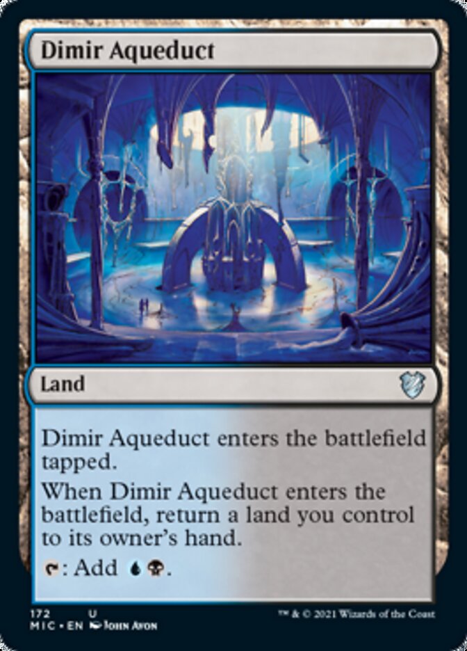 Dimir Aqueduct [Innistrad: Midnight Hunt Commander] | Jomio and Rueliete's Cards and Comics