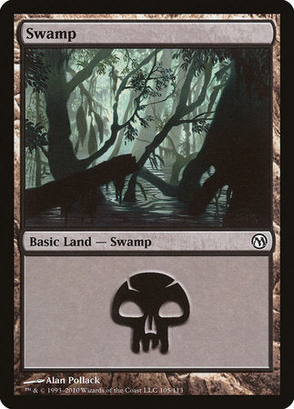 Swamp (105) [Duels of the Planeswalkers] | Jomio and Rueliete's Cards and Comics
