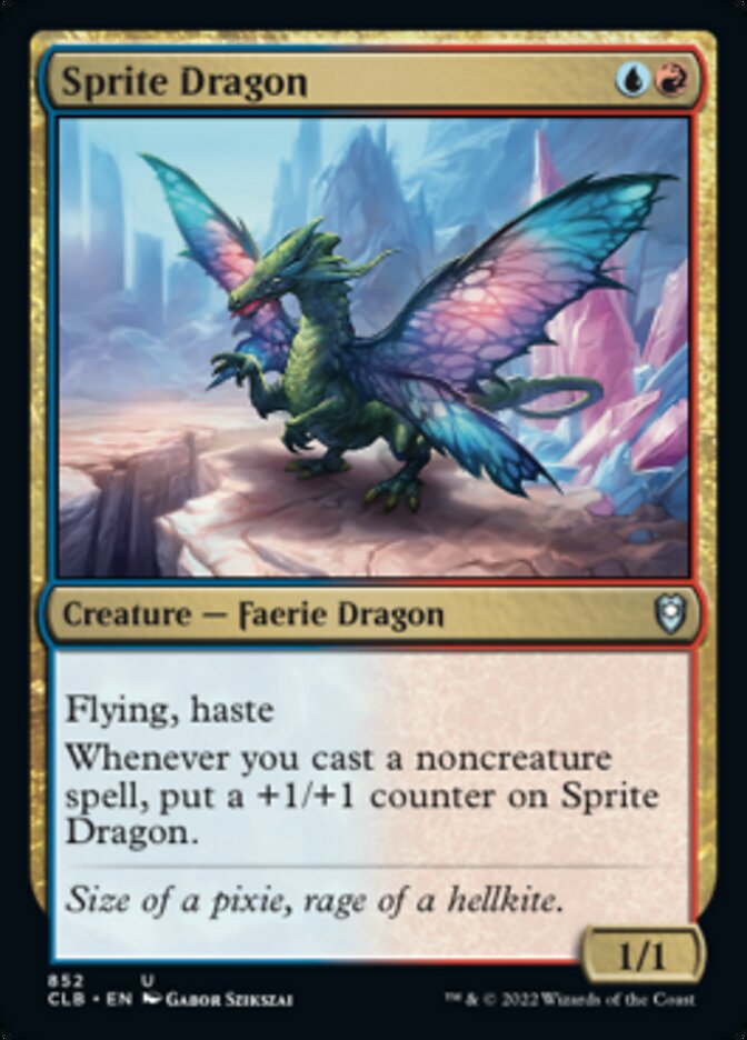 Sprite Dragon [Commander Legends: Battle for Baldur's Gate] | Jomio and Rueliete's Cards and Comics