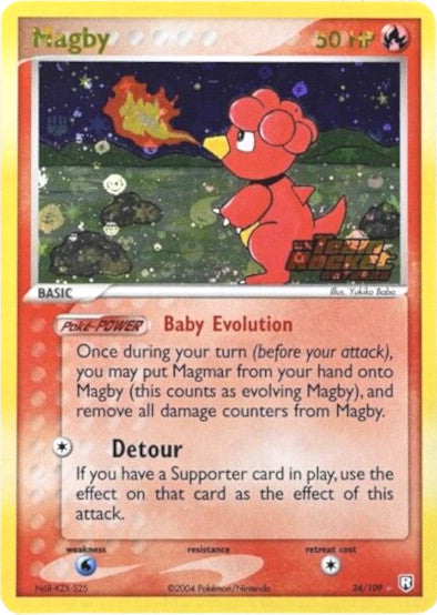 Magby (24/109) (Stamped) [EX: Team Rocket Returns] | Jomio and Rueliete's Cards and Comics