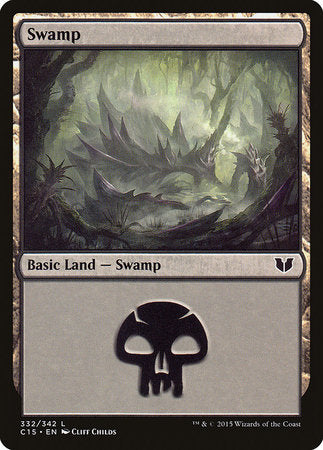 Swamp (332) [Commander 2015] | Jomio and Rueliete's Cards and Comics