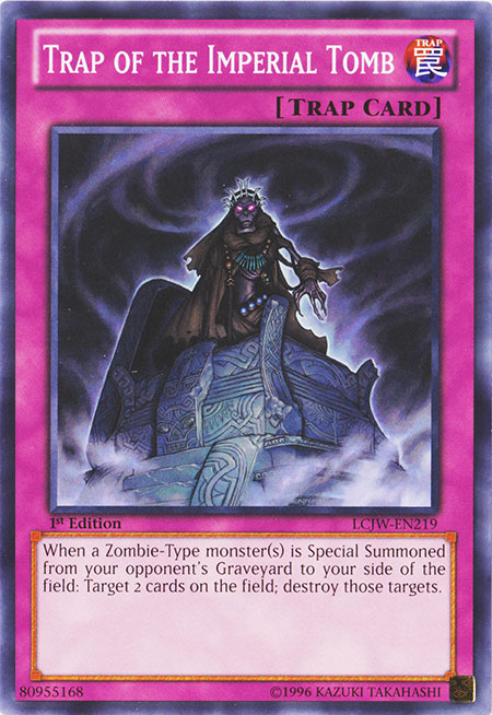 Trap of the Imperial Tomb [LCJW-EN219] Common | Jomio and Rueliete's Cards and Comics
