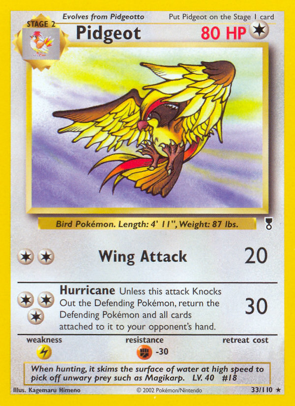 Pidgeot (33/110) [Legendary Collection] | Jomio and Rueliete's Cards and Comics