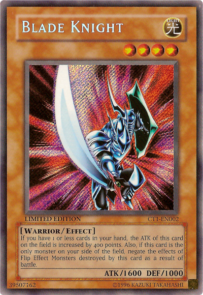 Blade Knight [CT1-EN002] Secret Rare | Jomio and Rueliete's Cards and Comics
