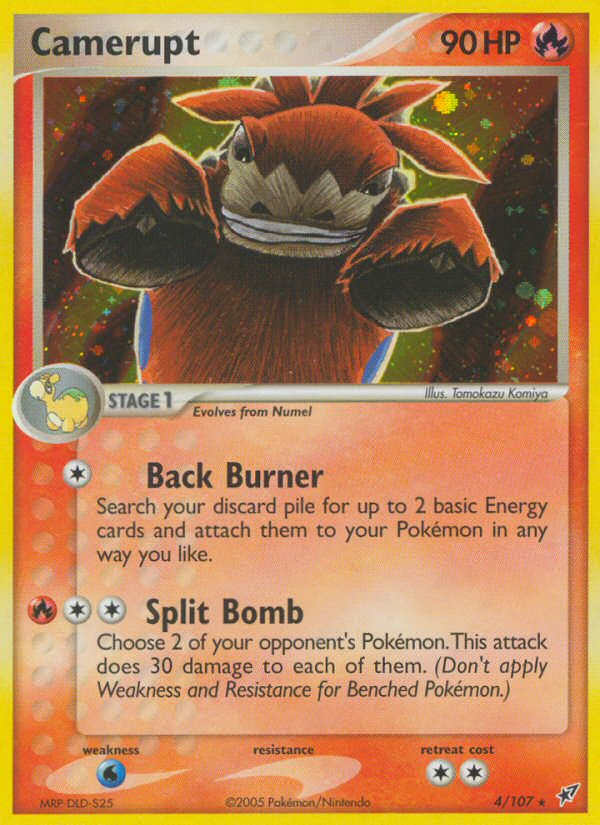 Camerupt (4/107) [EX: Deoxys] | Jomio and Rueliete's Cards and Comics