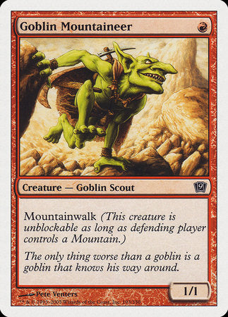 Goblin Mountaineer [Ninth Edition] | Jomio and Rueliete's Cards and Comics