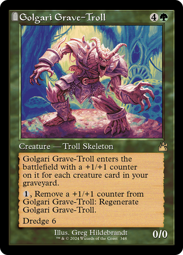 Golgari Grave-Troll (Retro Frame) [Ravnica Remastered] | Jomio and Rueliete's Cards and Comics