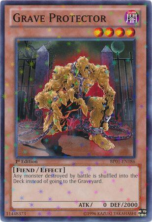 Grave Protector [BP01-EN186] Starfoil Rare | Jomio and Rueliete's Cards and Comics