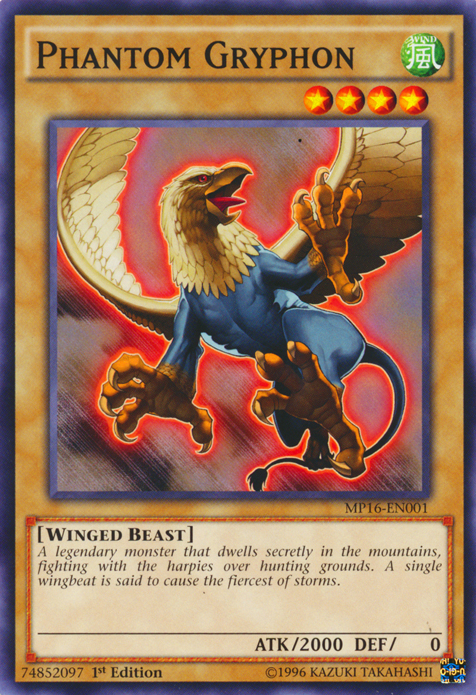 Phantom Gryphon [MP16-EN001] Common | Jomio and Rueliete's Cards and Comics