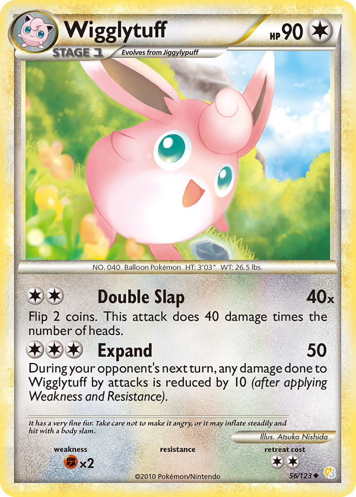 Wigglytuff (56/123) [HeartGold & SoulSilver: Base Set] | Jomio and Rueliete's Cards and Comics