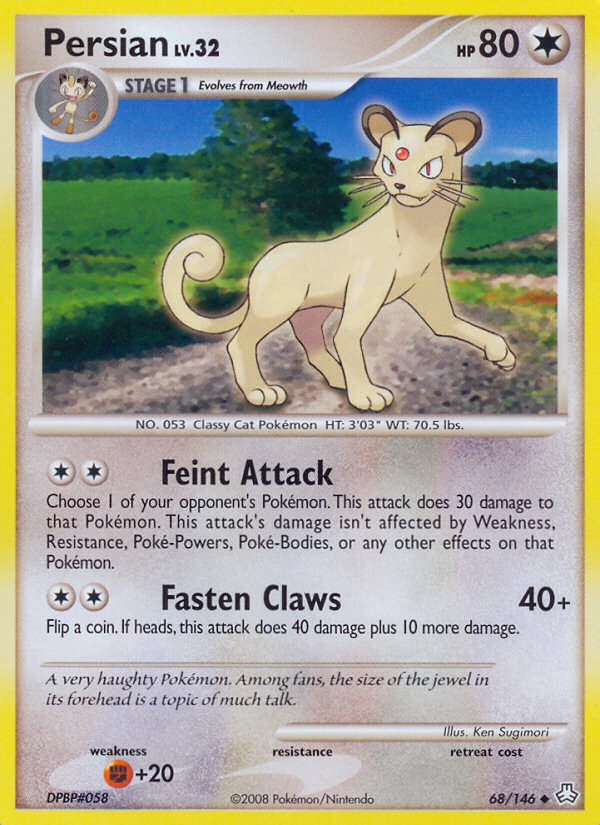 Persian (68/146) [Diamond & Pearl: Legends Awakened] | Jomio and Rueliete's Cards and Comics