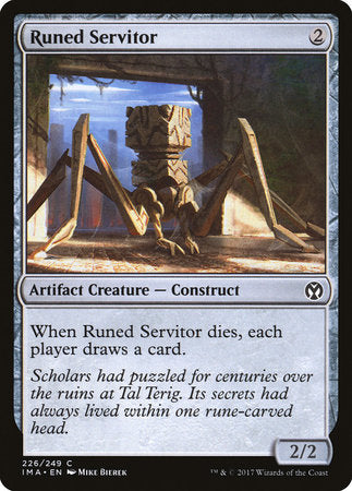 Runed Servitor [Iconic Masters] | Jomio and Rueliete's Cards and Comics