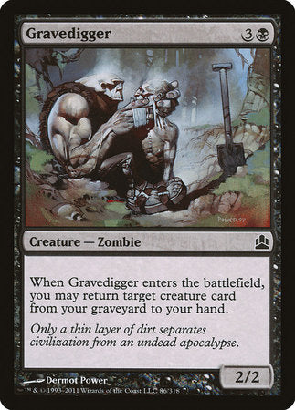 Gravedigger [Commander 2011] | Jomio and Rueliete's Cards and Comics