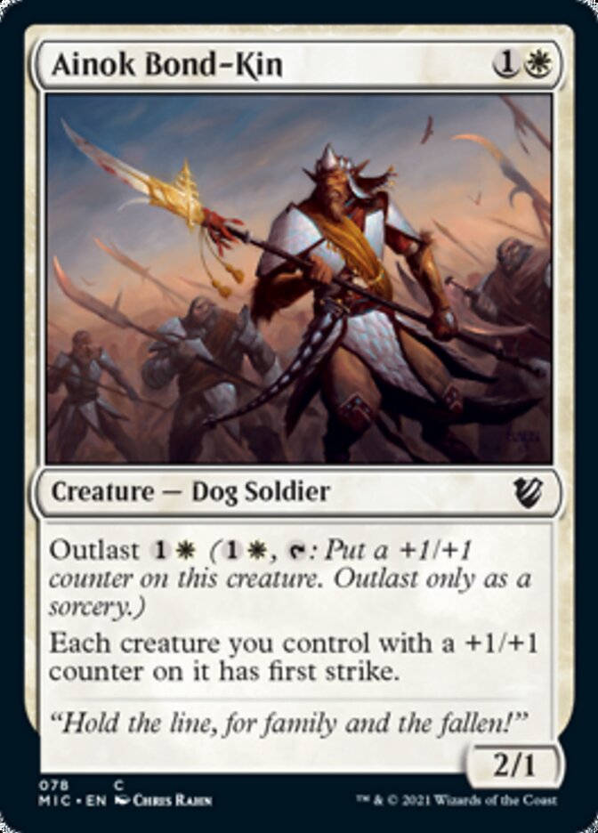 Ainok Bond-Kin [Innistrad: Midnight Hunt Commander] | Jomio and Rueliete's Cards and Comics