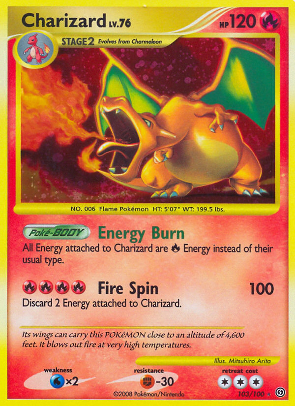 Charizard (103/100) [Diamond & Pearl: Stormfront] | Jomio and Rueliete's Cards and Comics