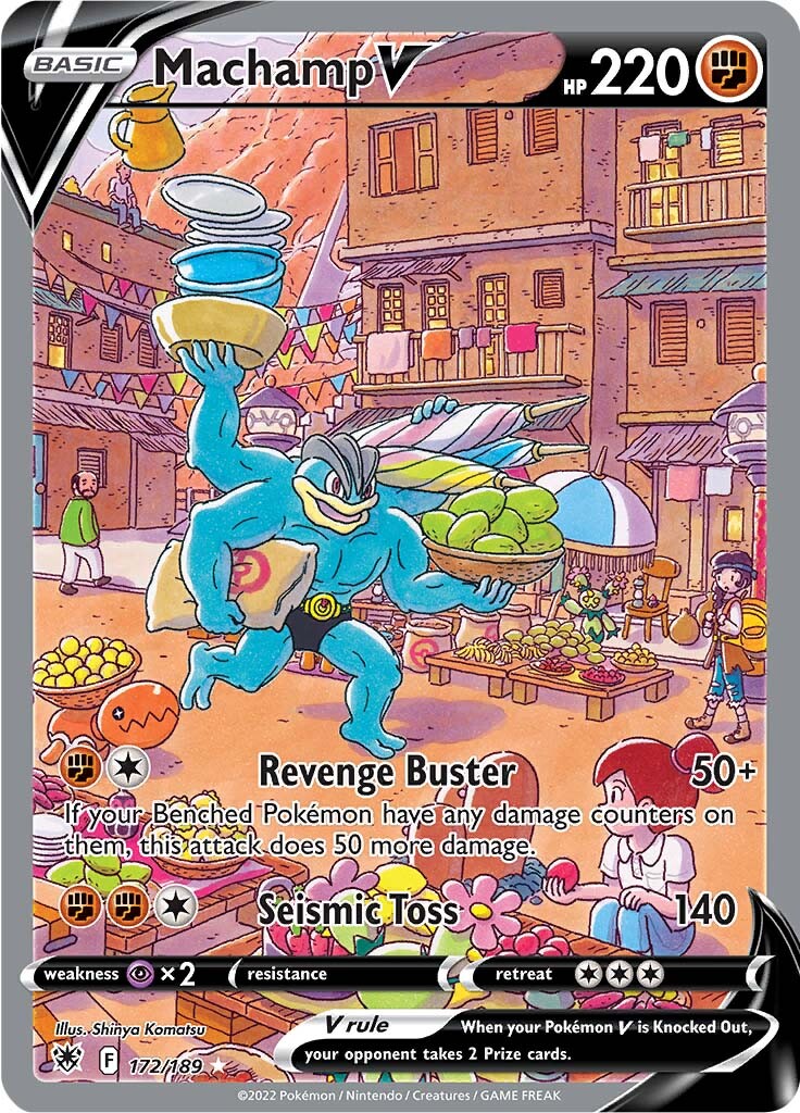Machamp V (172/189) [Sword & Shield: Astral Radiance] | Jomio and Rueliete's Cards and Comics