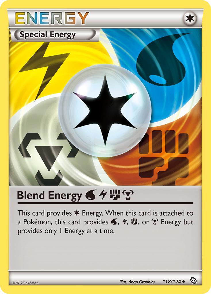 Blend Energy WaterLightningFightingMetal (118/124) [Black & White: Dragons Exalted] | Jomio and Rueliete's Cards and Comics