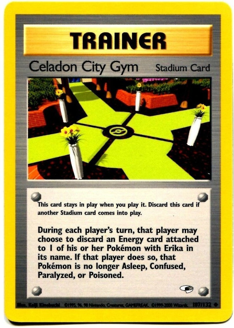 Celadon City Gym (107/132) [Gym Heroes Unlimited] | Jomio and Rueliete's Cards and Comics