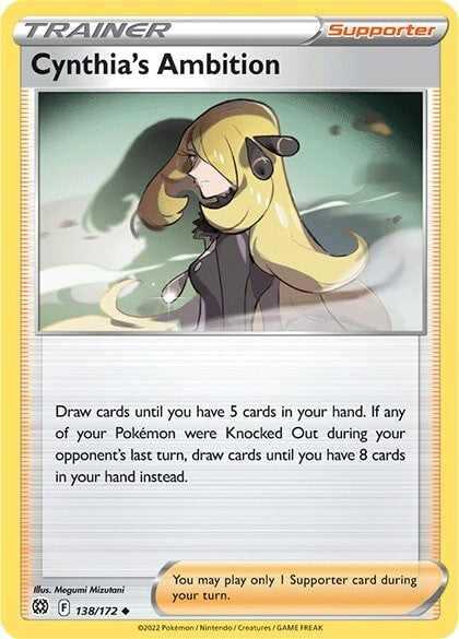 Cynthia's Ambition (138/172) [Sword & Shield: Brilliant Stars] | Jomio and Rueliete's Cards and Comics