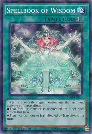Spellbook of Wisdom (Shatterfoil) [BP03-EN177] Common | Jomio and Rueliete's Cards and Comics
