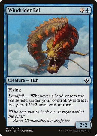 Windrider Eel [Archenemy: Nicol Bolas] | Jomio and Rueliete's Cards and Comics