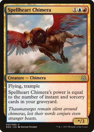Spellheart Chimera [Duel Decks: Mind vs. Might] | Jomio and Rueliete's Cards and Comics