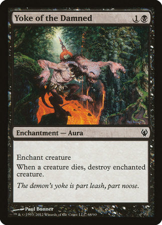 Yoke of the Damned [Duel Decks: Izzet vs. Golgari] | Jomio and Rueliete's Cards and Comics