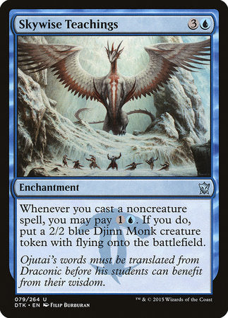 Skywise Teachings [Dragons of Tarkir] | Jomio and Rueliete's Cards and Comics