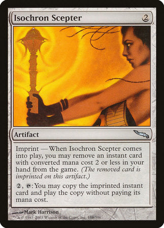 Isochron Scepter [Mirrodin] | Jomio and Rueliete's Cards and Comics