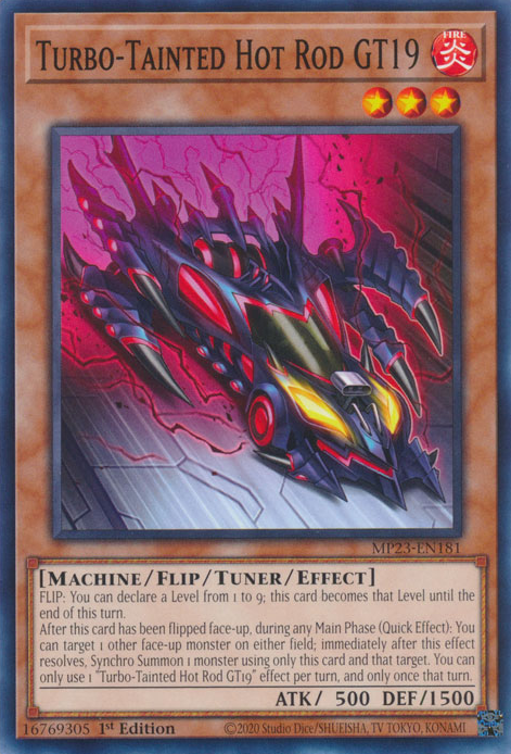 Turbo-Tainted Hot Rod GT19 [MP23-EN181] Common | Jomio and Rueliete's Cards and Comics
