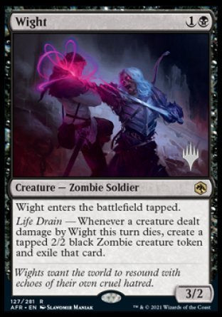 Wight (Promo Pack) [Dungeons & Dragons: Adventures in the Forgotten Realms Promos] | Jomio and Rueliete's Cards and Comics
