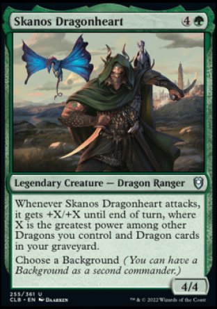 Skanos Dragonheart [Commander Legends: Battle for Baldur's Gate] | Jomio and Rueliete's Cards and Comics