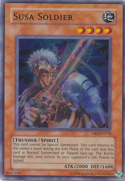 Susa Soldier [DB2-EN178] Super Rare | Jomio and Rueliete's Cards and Comics