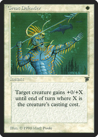 Great Defender [Legends] | Jomio and Rueliete's Cards and Comics