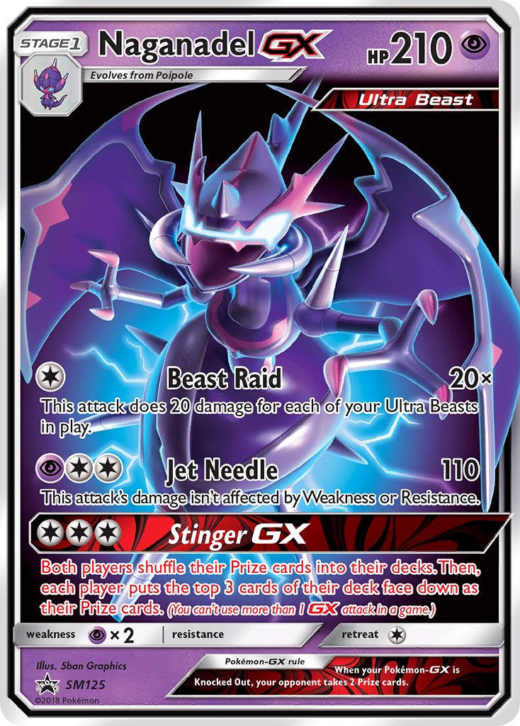 Naganadel GX (SM125) [Sun & Moon: Black Star Promos] | Jomio and Rueliete's Cards and Comics