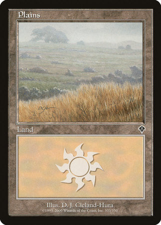 Plains (333) [Invasion] | Jomio and Rueliete's Cards and Comics