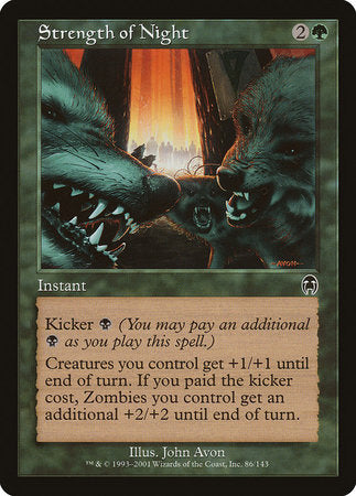 Strength of Night [Apocalypse] | Jomio and Rueliete's Cards and Comics