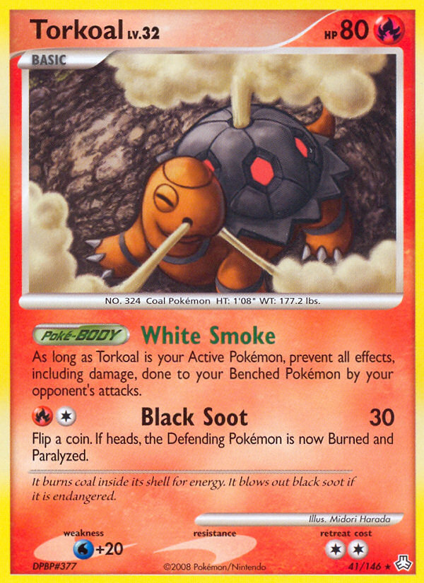 Torkoal (41/146) [Diamond & Pearl: Legends Awakened] | Jomio and Rueliete's Cards and Comics