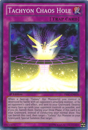 Tachyon Chaos Hole [PRIO-EN070] Super Rare | Jomio and Rueliete's Cards and Comics