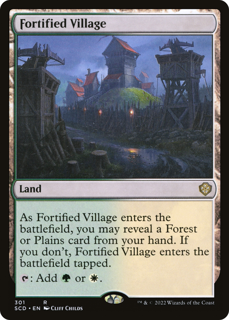 Fortified Village [Starter Commander Decks] | Jomio and Rueliete's Cards and Comics