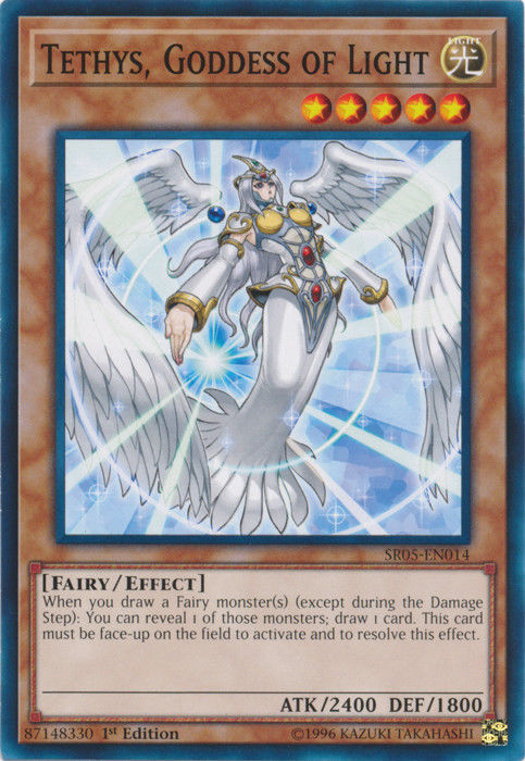 Tethys, Goddess of Light [SR05-EN014] Common | Jomio and Rueliete's Cards and Comics