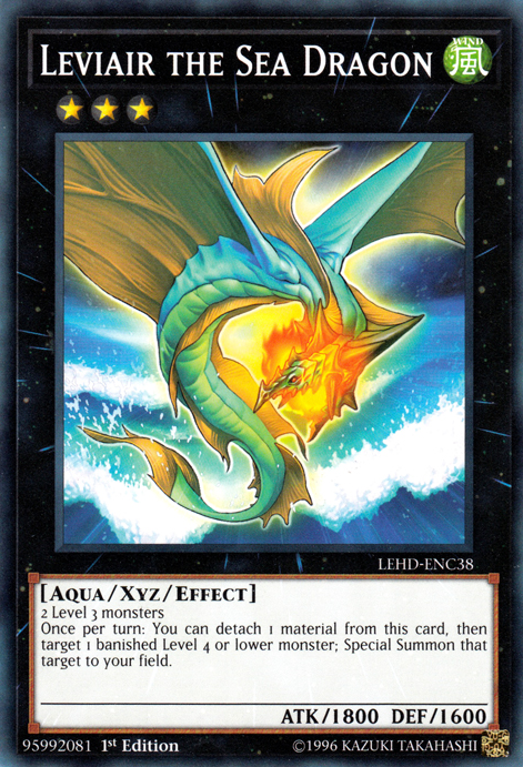 Leviair the Sea Dragon [LEHD-ENC38] Common | Jomio and Rueliete's Cards and Comics