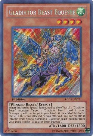 Gladiator Beast Equeste [LCGX-EN251] Secret Rare | Jomio and Rueliete's Cards and Comics